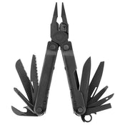 Leatherman Rebar Lightweight Black Oxide Multi-Tool with MOLLE Black Sheath - Peg
