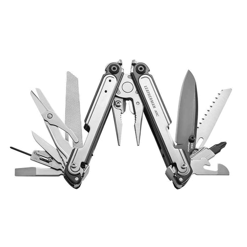 Leatherman ARC Multi-Tool with MagnaCut Steel Blade PVD Coating Bit Kit Nylon Sheath - Silver