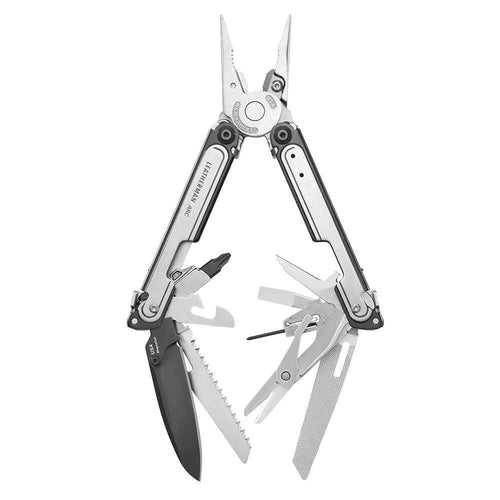 Leatherman ARC Multi-Tool with MagnaCut Steel Blade PVD Coating Bit Kit Nylon Sheath - Silver