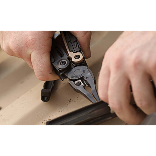 Leatherman MUT (Military Utility Tool) Heavy Duty Black Oxide Multi-Tool with MOLLE Black Sheath