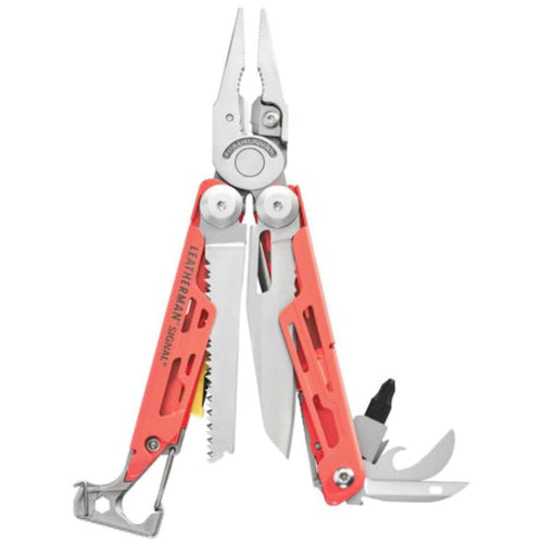 Leatherman Signal Camping Multi-Tool with Firestarter/Whistle with Nylon Sheath