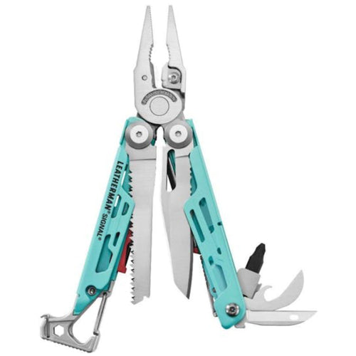 Leatherman Signal Camping Multi-Tool with Firestarter/Whistle with Nylon Sheath