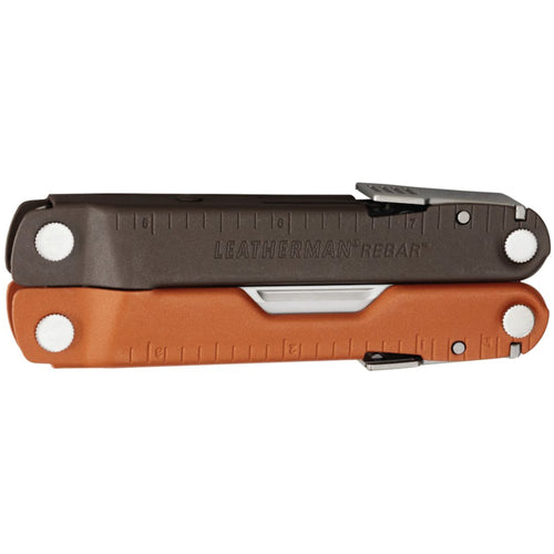 Leatherman Rebar Lightweight Multi-Tool 420HC Blades with Sienna Sheath - Burnt Sienna