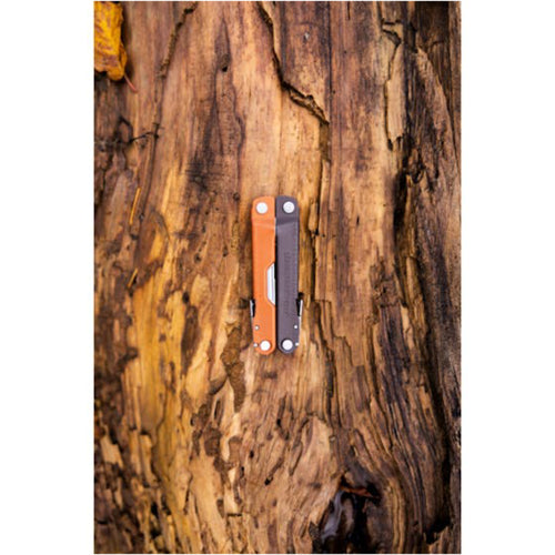 Leatherman Rebar Lightweight Multi-Tool 420HC Blades with Sienna Sheath - Burnt Sienna