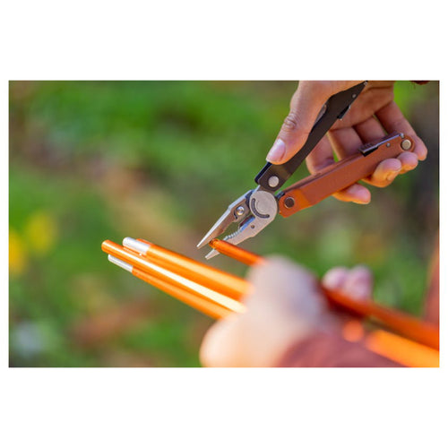 Leatherman Rebar Lightweight Multi-Tool 420HC Blades with Sienna Sheath - Burnt Sienna