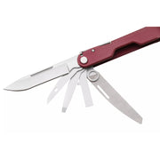 Leatherman Rebar Lightweight Multi-Tool with Cranberry Sheath - Heathered Cranberry