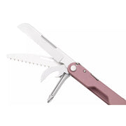 Leatherman Rebar Lightweight Multi-Tool with Cranberry Sheath - Heathered Cranberry