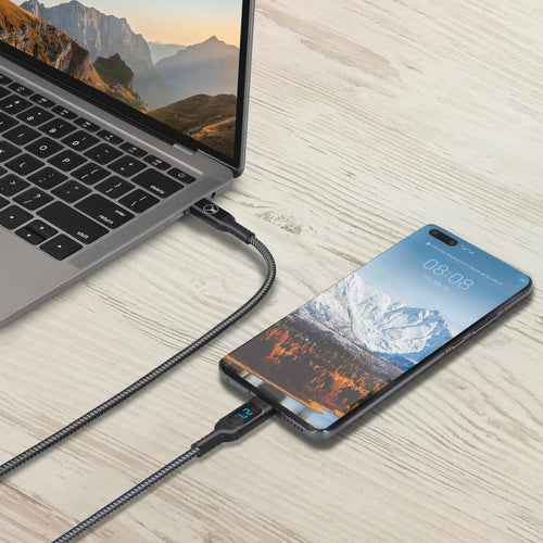 Bonelk USB-C to USB-C Long Life Digital Cable 100W 1.5m (Black)