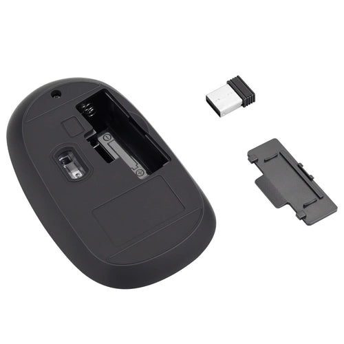 Bonelk Wireless Round Scroll 4D Mouse, 800-1600 DPI, M-257