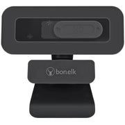 Bonelk USB Webcam Pro, Clip On, 1080p (Black)