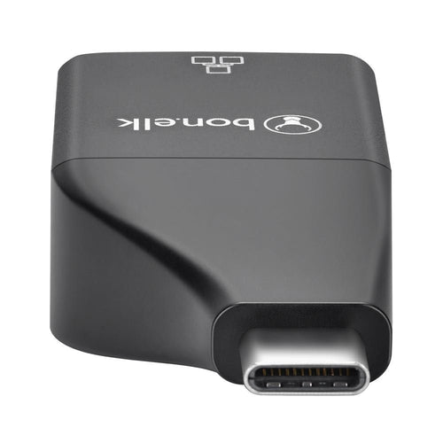 Bonelk USB-C to Ethernet Adapter (Black)