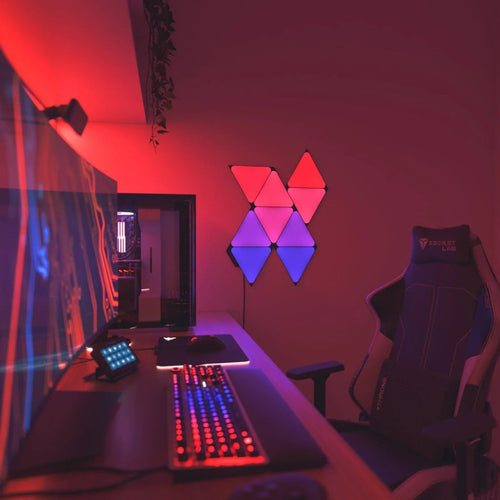 Nanoleaf Shapes - Ultra Black Triangles Expansion Pack (3 Panels)