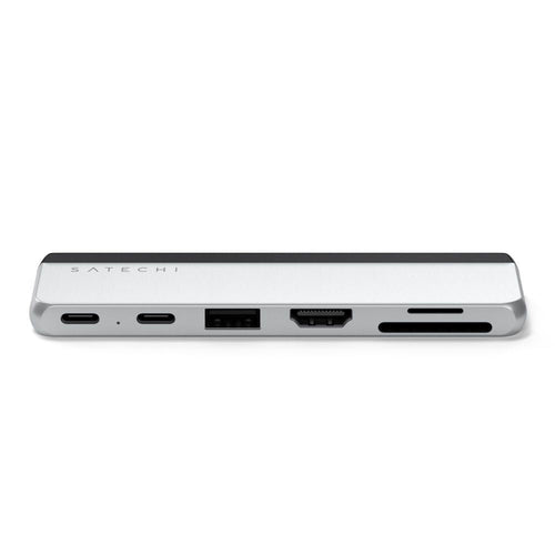 Satechi Dual USB-C Hub for Surface Pro 9 (Platinum)