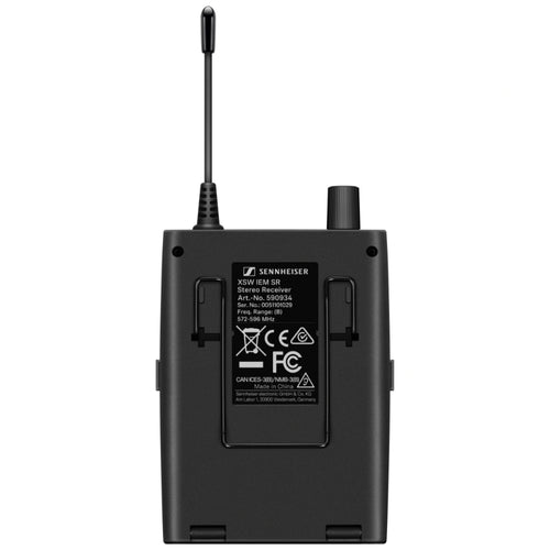 Sennheiser XSW IEM SET Stereo In-Ear Wireless Monitoring System (B: 572 - 596 MHz)