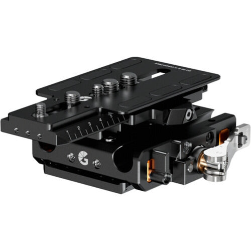 Bright Tangerine LeftField 3 QR Baseplate (DJI RS 2 & RS 3) for RED V-RAPTOR