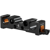 Bright Tangerine Rear Rod Bracket for LeftField Mini Baseplate
