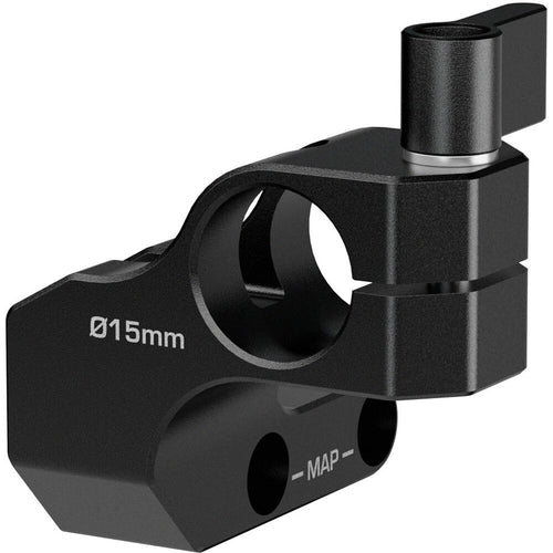 Bright Tangerine Tall 15mm Rod Mounting Bracket (MAP M4)