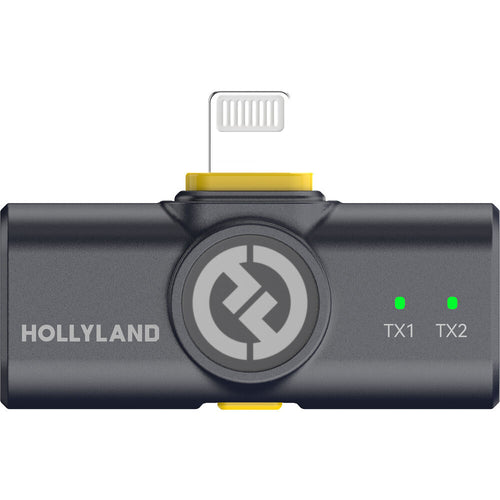Hollyland Lark M2 DUO 2-Person Wireless Combo Microphone System (2.4 GHz, Shine Charcoal)