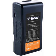 V-Gear VG-130S V-Mount 14.8V, 130Wh Li-ion Rechargeable Battery