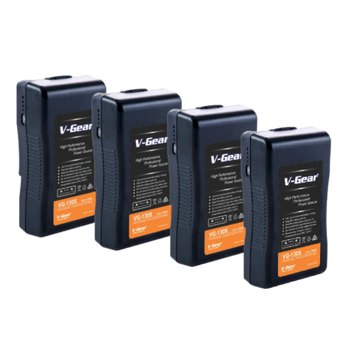 V-Gear VG-130S V-Mount 14.8V, 130Wh Li-ion Rechargeable Battery