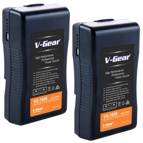 V-Gear VG-160S V-Mount 14.8V, 160Wh Li-ion Rechargeable Battery