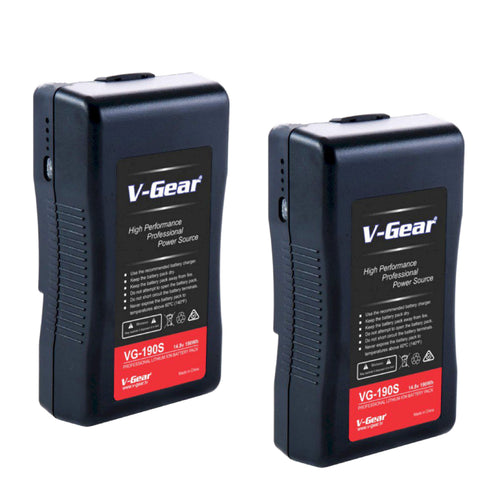 V-Gear VG-190S V-Mount 14.8V, 190Wh Li-ion Rechargeable Battery