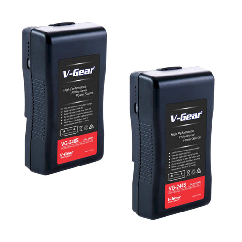 V-Gear VG-240S V-Mount 14.8V, 240Wh Li-ion Rechargeable Battery