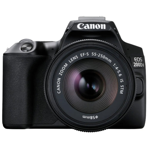 Canon EOS 200D II with 18-55mm and 55-250mm Twin Lens Kit