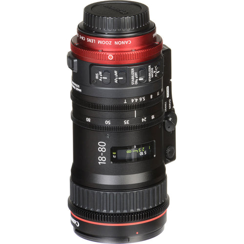 Canon CN-E 18-80mm T4.4 Compact-Servo Cinema Zoom Lens (EF Mount)