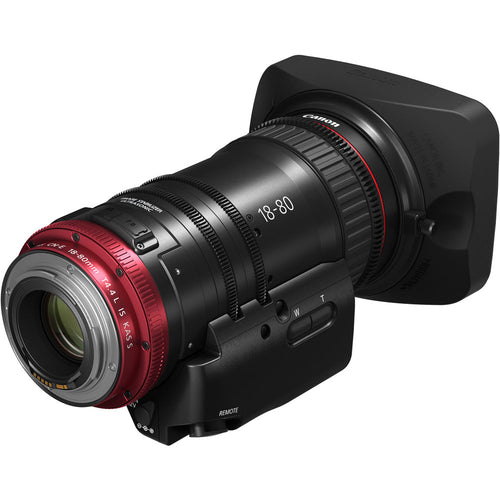Canon CN-E 18-80mm T4.4 Compact-Servo Cinema Zoom Lens (EF Mount)