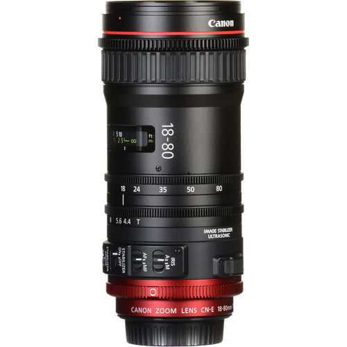 Canon CN-E 18-80mm T4.4 Compact-Servo Cinema Zoom Lens (EF Mount)