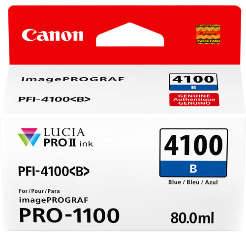Canon PFI-4100 Pigment Ink Tank (80mL) — For Pro-1100