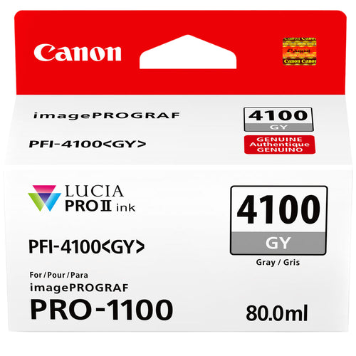 Canon PFI-4100 Pigment Ink Tank (80mL) — For Pro-1100