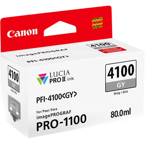 Canon PFI-4100 Pigment Ink Tank (80mL) — For Pro-1100