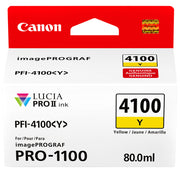 Canon PFI-4100 Pigment Ink Tank (80mL) — For Pro-1100