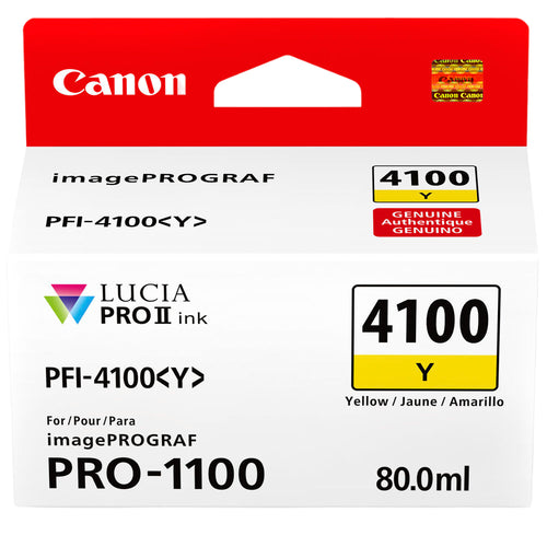Canon PFI-4100 Pigment Ink Tank (80mL) — For Pro-1100