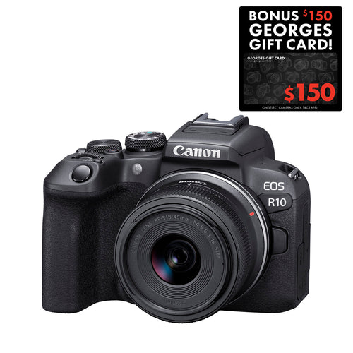 Canon EOS R10 APS-C Mirrorless Digital Camera with RF-S 18-45mm f/4.5-6.3 IS STM