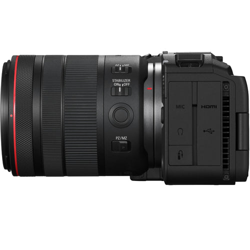 Canon EOS R6 V with RF 20-50mm f/4L IS USM PZ Lens and Rode Wireless GO (Gen 3) Compact Microphone System