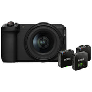 Canon EOS R6 V with RF 20-50mm f/4L IS USM PZ Lens and Rode Wireless GO (Gen 3) Compact Microphone System