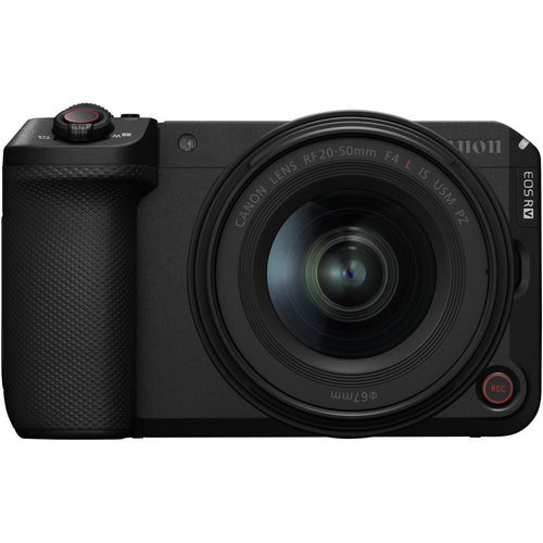 Canon EOS R6 V with RF 20-50mm f/4L IS USM PZ Lens and Rode Wireless GO (Gen 3) Compact Microphone System