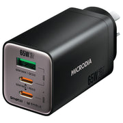 Microdia SmartCube Nano 65W Tri Port GaN Wall Charger (Multiple Colours Available)