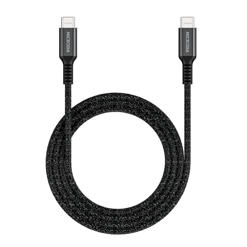 Microdia ExeCable Tweed PD100W USB-C to USB-C Cable (Multiple Colours Available)