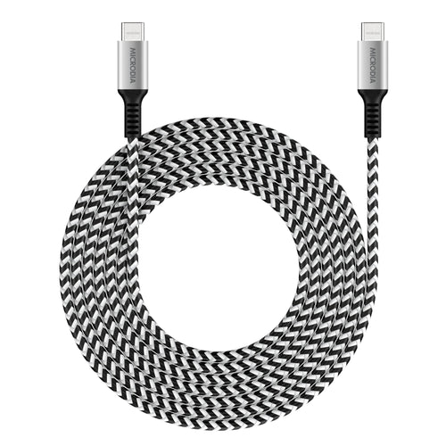 Microdia ExeCable Tweed PD100W USB-C to USB-C Cable (Multiple Colours Available)