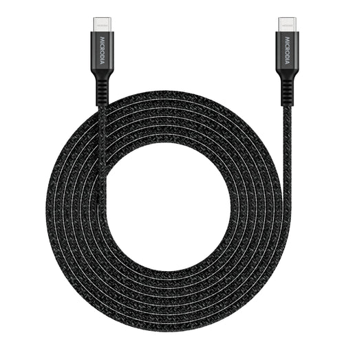 Microdia ExeCable Tweed PD100W USB-C to USB-C Cable (Multiple Colours Available)
