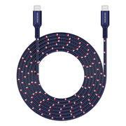 Microdia ExeCable Tweed PD100W USB-C to USB-C Cable (Multiple Colours Available)