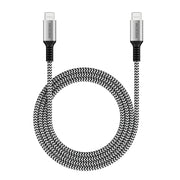 Microdia ExeCable Tweed PD240W USB-C to USB-C Cable (Multiple Colours Available)