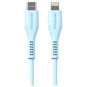 Microdia Fruitywire Silicone PD60W USB-C to 8-Pin Cable 1.3m Baby Blue