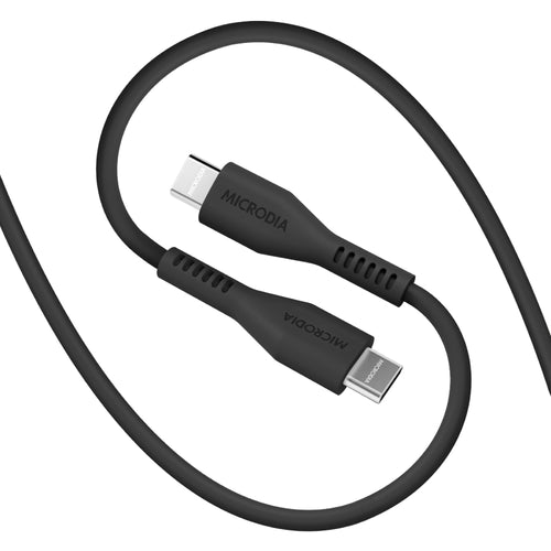 Microdia Fruitywire Liquid Silicon PD60W USB-C to USB-C Cable (Multiple Colours Available)