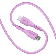 Microdia Fruitywire Liquid Silicon PD100W USB-C to USB-C Cable (Multiple Colours Available)