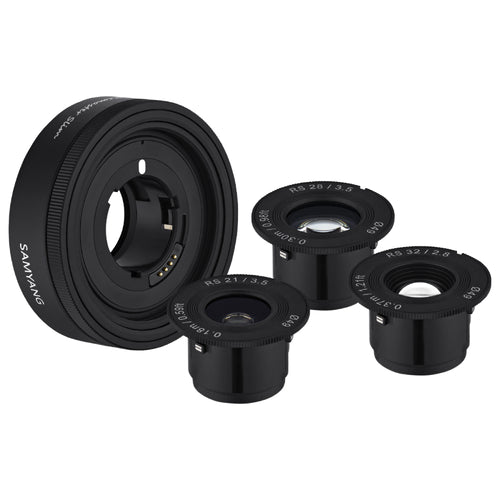Samyang Remaster Slim with AF Module / 21mm F3.5 / 28mm F3.5 / 32mm F2.8 Lens Kit for Sony FE